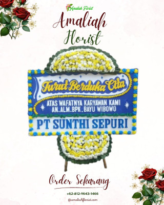 Papan Bunga Duka di Pemenang